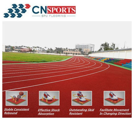 SPU Rubber Running Track Non Toxic 13mm Thickness