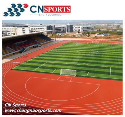 SPU Self Knot High Wear Resistant Rubber Running Track Anti Spike