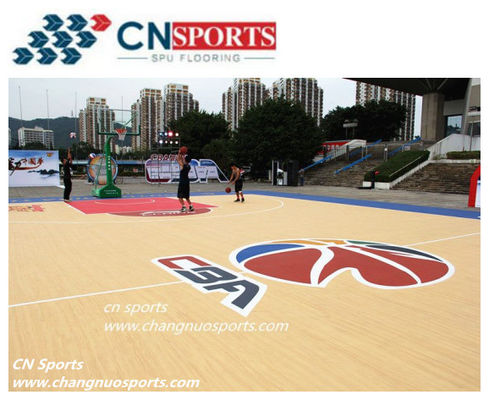 CN-04-W Green Permeable Primer Stable and Effective SPU Acrylic Basketball Flooring