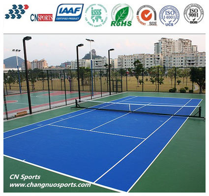 7mm Outdoor SPU and Environmental Protectin Tennis Court Flooring
