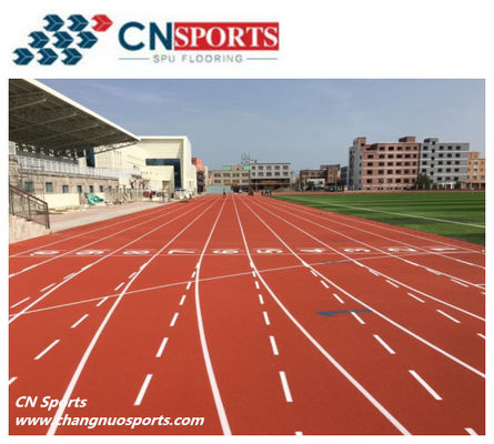 Plastic 13mm Synthetic Running Track Weather Resistance sandwich system
