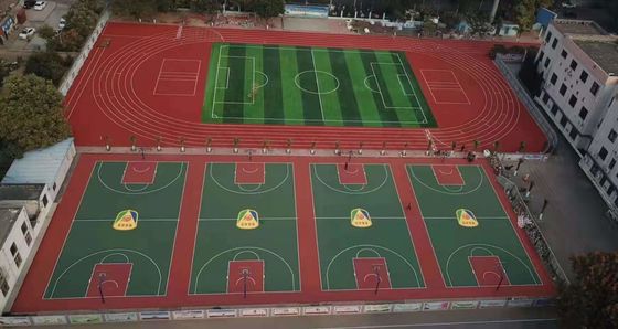 CN-S01 Silicon PU Basketball Flooring with Good Vertical Deformation