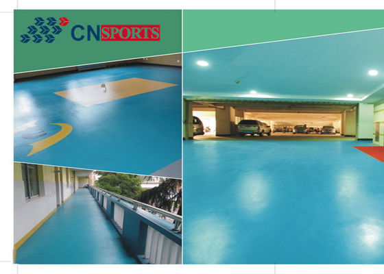 SPU Resilient Rubber Fireproof Flooring Waterproof For Passageway