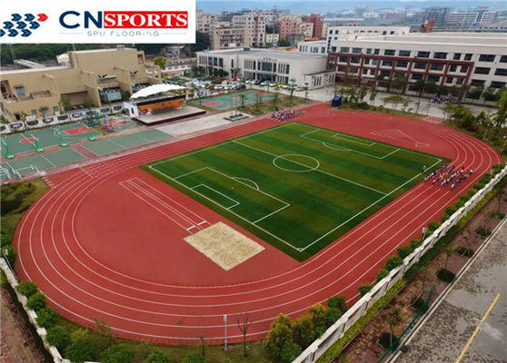 Outdoor Stadium Running Track , ISO9001 EPDM Running Track
