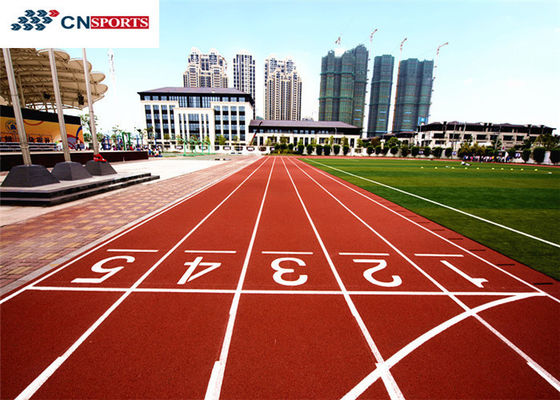 Plastic 13mm Synthetic Running Track Weather Resistance sandwich system