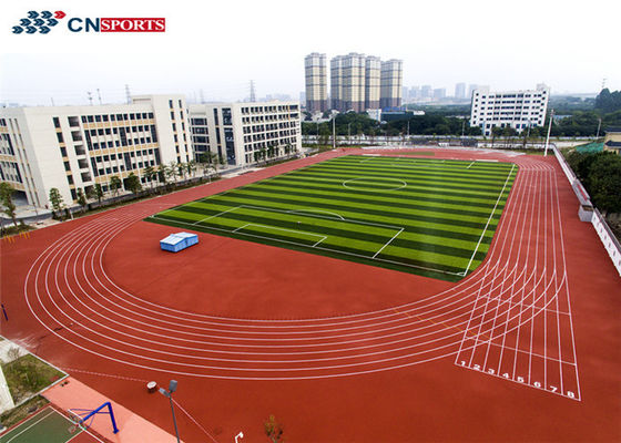 Plastic 13mm Synthetic Running Track Weather Resistance sandwich system