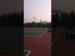 RoHS Outdoor Basketball Rubber Flooring Silicon Polyurethane